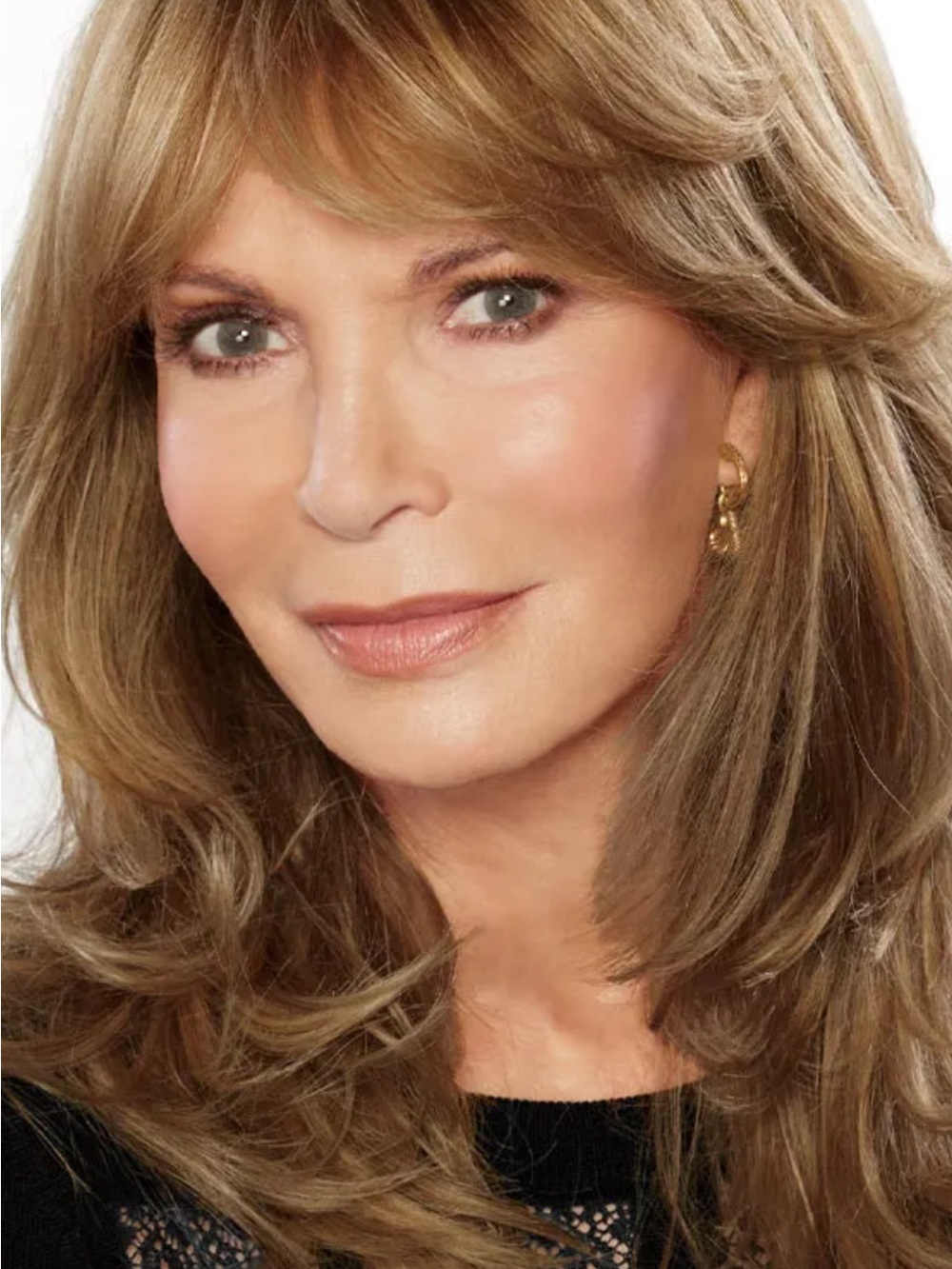 Jaclyn Smith Long Layered Volumizer Wig in Platinum Blonde NWT